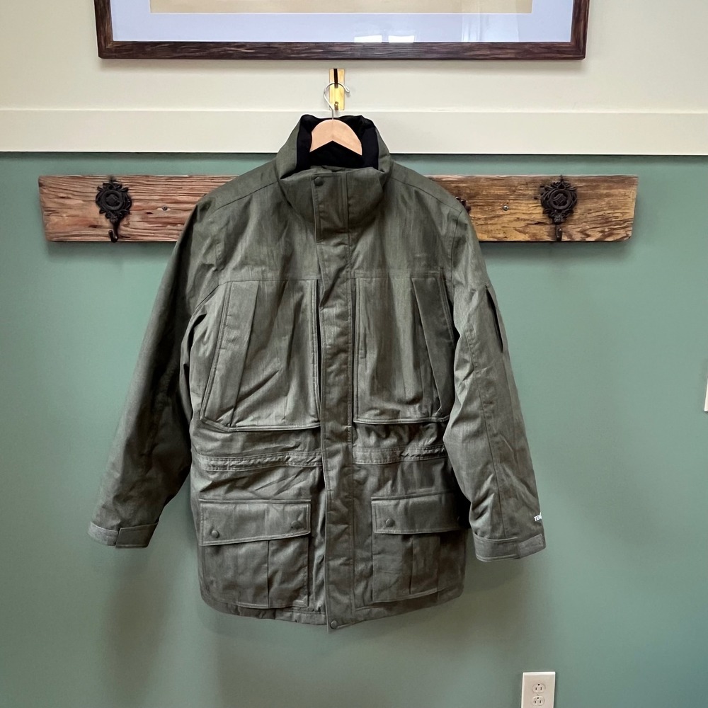 LL Bean Baxter State Winter Parka XXL Tall Olive Green Down Insulated